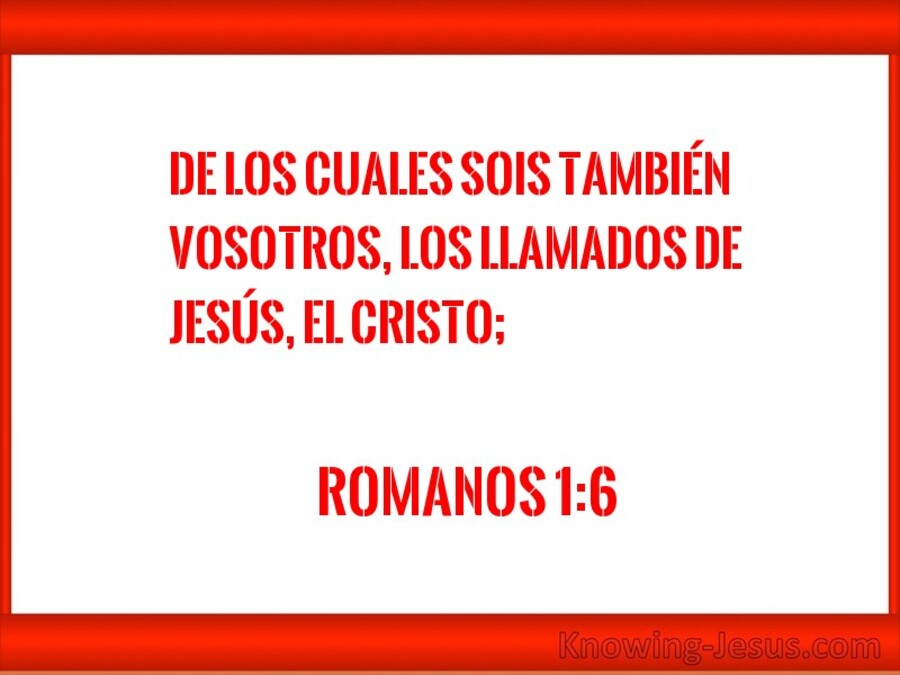 Romanos 1:6 (scarlet)
